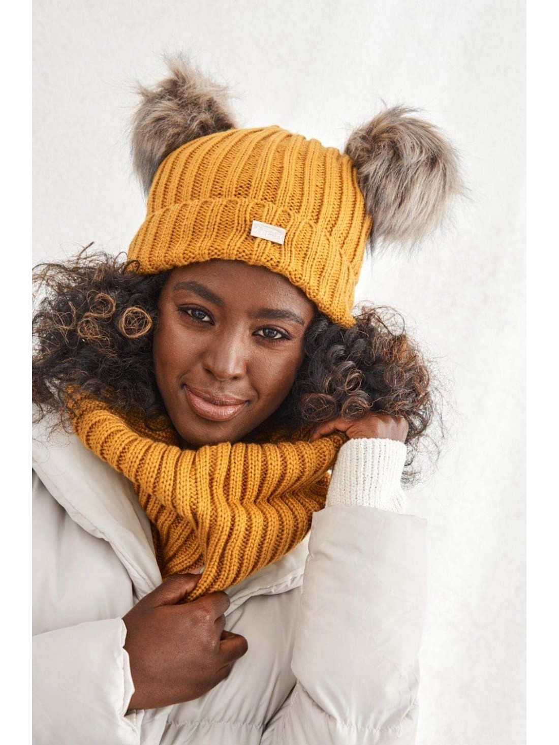 Mustard winter set C18 - Online store - Boutique